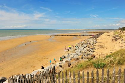 La plage d'Hauteville-sur-Mer